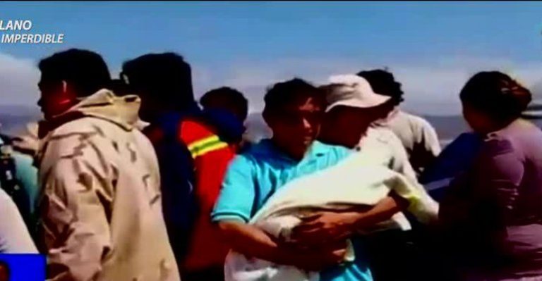 Bebé llegó al mundo entre lluvia y aluvión