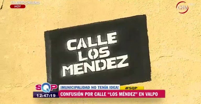 Encontramos la calle a nombre de DJ Méndez en Valparaíso