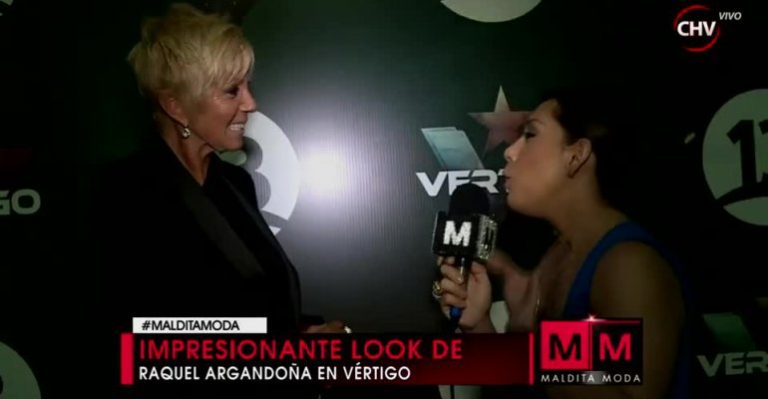 Raquel Argandoña sacó aplausos con el look que utilizó en Vértigo