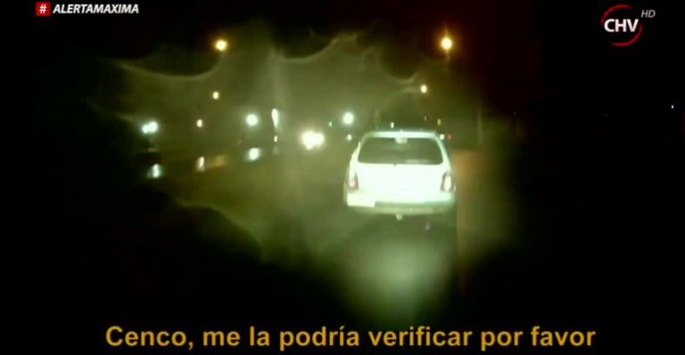 Peligrosa fuga a vehículo sospechoso en San Bernardo