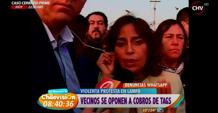 Alcaldesa de Lampa por nuevos pórticos TAG: 