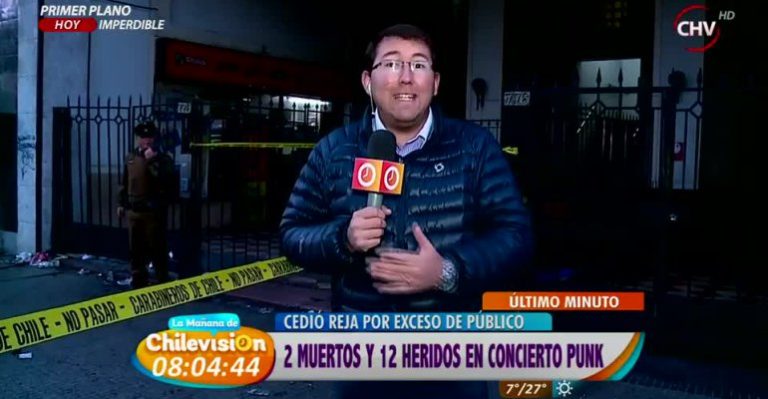 Tocata de emblemática banda británica de punk metal terminó con tres muertos y 8 heridos