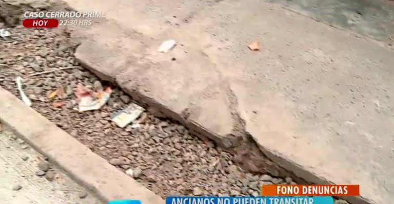 Vecinos de La Pintana denuncian que obra quedó a medio terminar