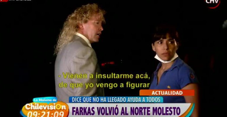 Farkas volvió molesto al norte porque dice que aún falta ayuda