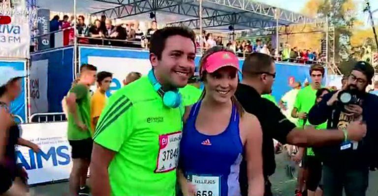 Famosos dijeron presente en la Maratón de Santiago 2015
