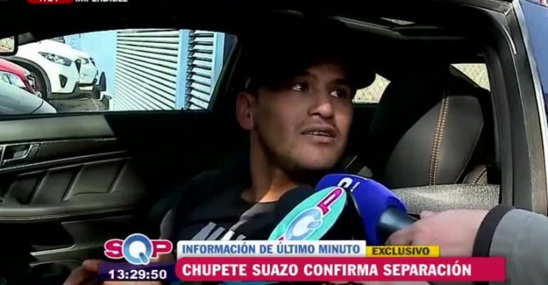 Humberto Chupete Suazo confirmó separación