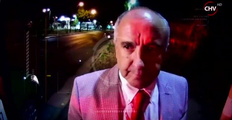 El singular actuar de un conductor que estaría bajos los efectos del alcohol