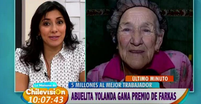 Abuelita Yolanda se ganó 5 millones de pesos entregados por Leonardo Farkas