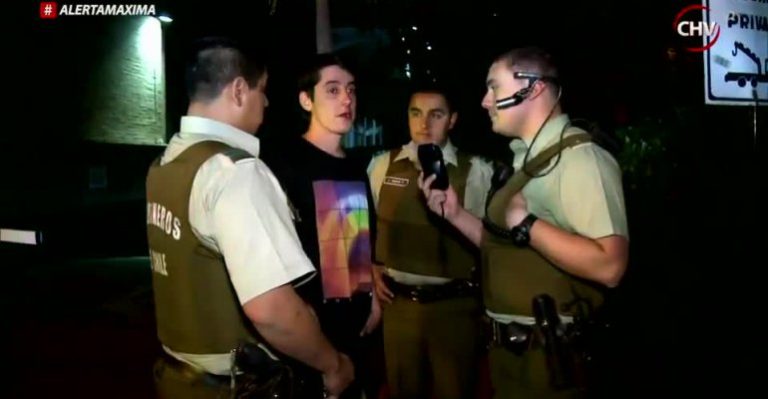 Joven detenido en estado de ebriedad sorprendió con su prontuario en Las Condes