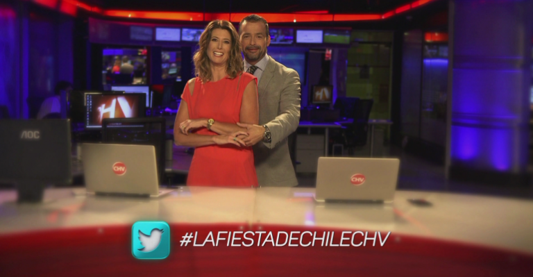 Rostros de CHV se preparan para el estreno de La Fiesta de Chile