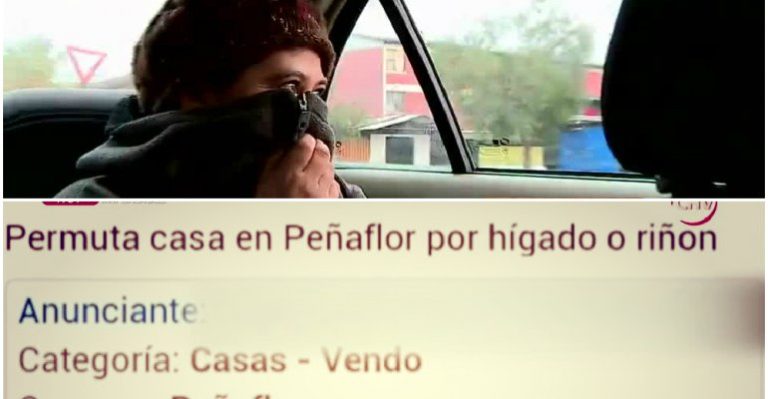 Mujer publicó anuncio para cambiar uno de sus órganos por una casa
