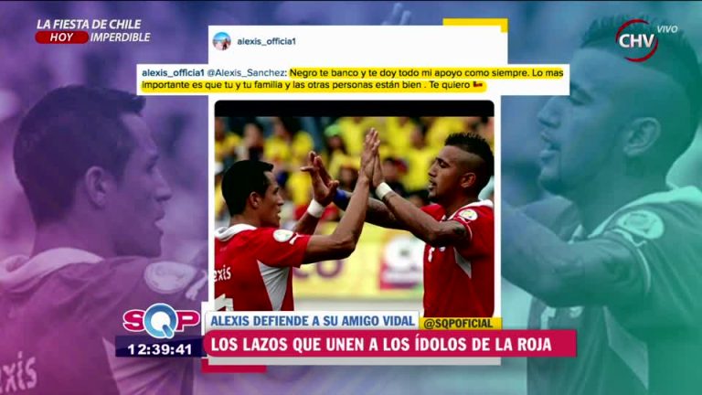 La amistad que existe entre Alexis Sánchez y Arturo Vidal