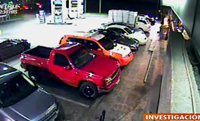 Imágenes del actuar de bandas que roban con autos de lujos