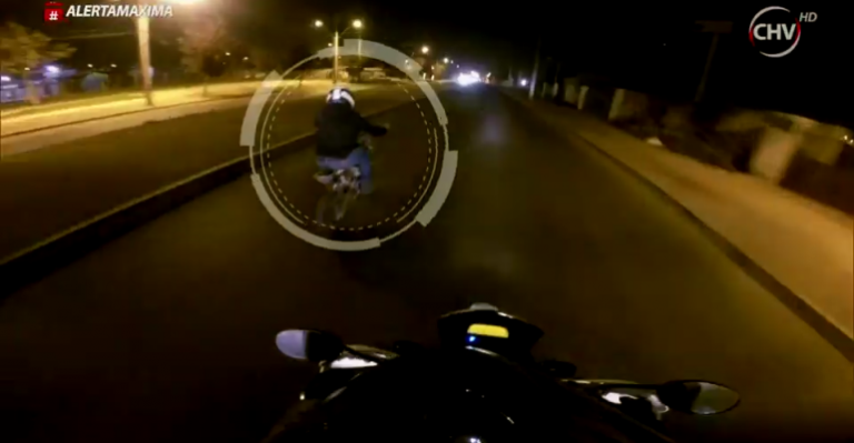 Veloz motociclista eludió a carabineros en persecución y fue detenido
