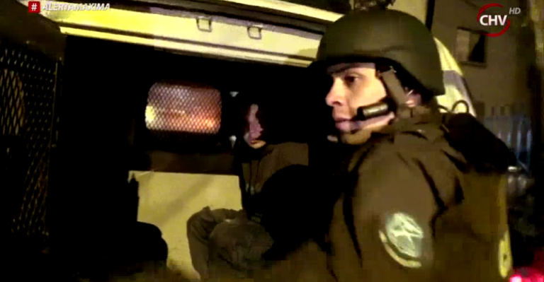 Sujetos fueron detenidos tras persecución por denuncia de robo