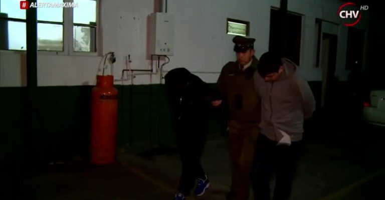 Carabineros realiza intensa persecución para atrapar a sujetos que escaparon de control policial