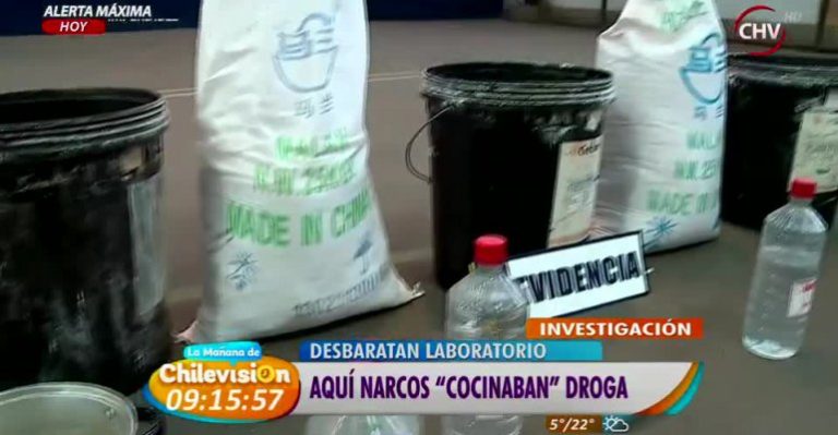 Desbaratan laboratorio donde narcos “cocinaban” droga