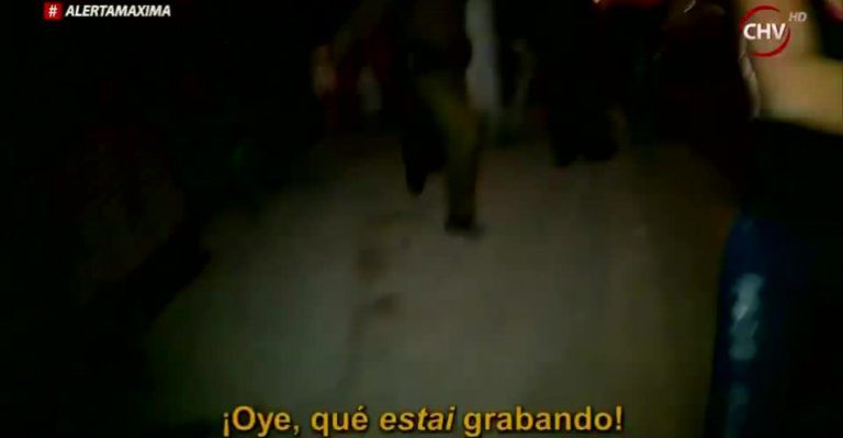 Detención de sujeto pone en riesgo seguridad de carabineros