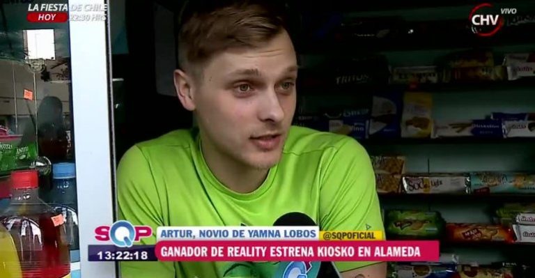 Artur Logunov sorprendió con quiosco tras dejar la TV