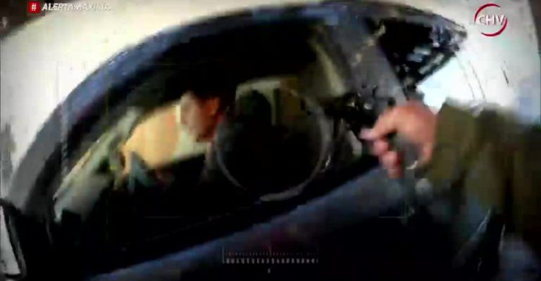 Carabineros y delincuentes tuvieron balacera en plena autopista