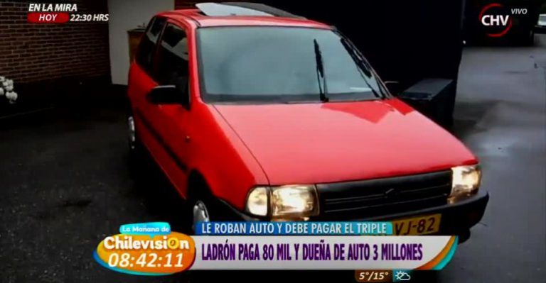 Mujer sufrió robo de vehículo y ahora deberá pagar 3 millones para recuperarlo