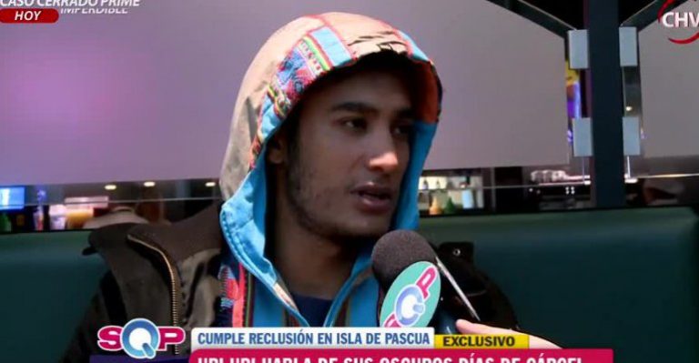 Uri Uri se fue a Isla de Pascua a cumplir reclusión nocturna