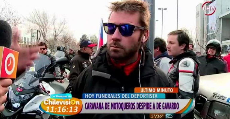 Chaleco López encabeza la caravana motoquera que acompañará los restos de De Gavardo
