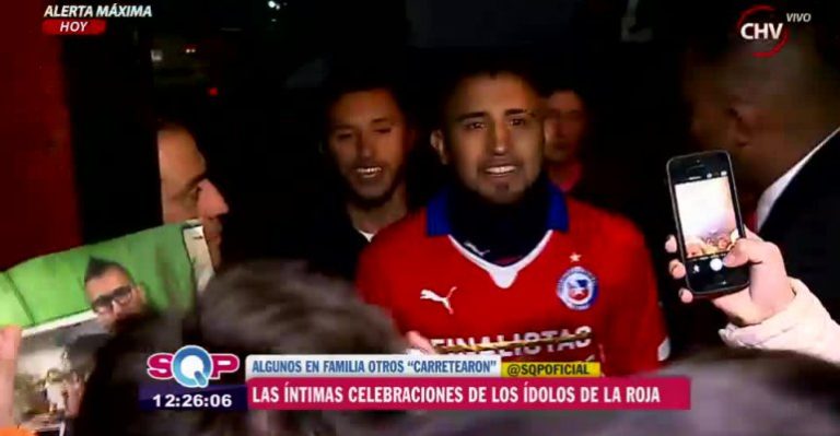 Así celebraron los ídolos de La Roja tras ser campeones de Copa América