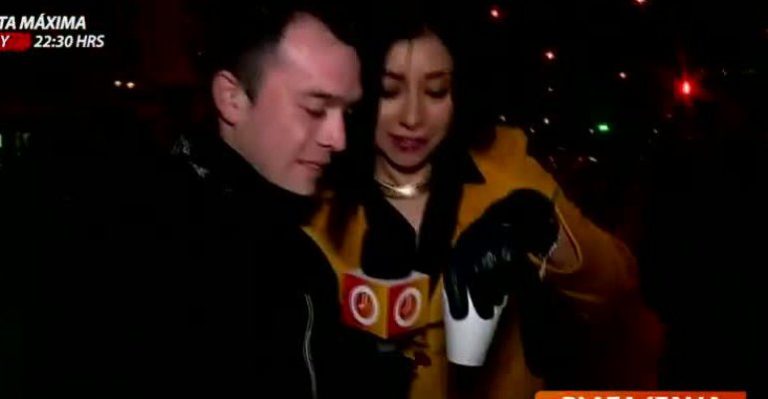 La Jueza regaló café y sopaipillas para pasar el frío