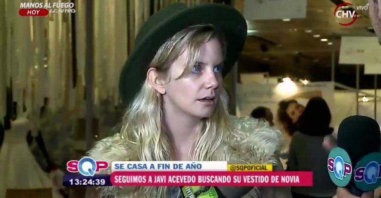 Acompañamos a Javiera Acevedo a buscar su vestido de novia