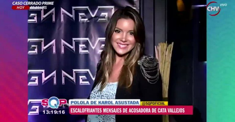 Cata Vallejos denunciará acoso de fan a Brigada del Cibercrimen de la PDI