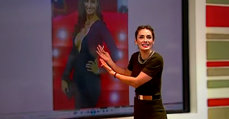 Carola de Moras enseñó a cómo llevar un buen escote