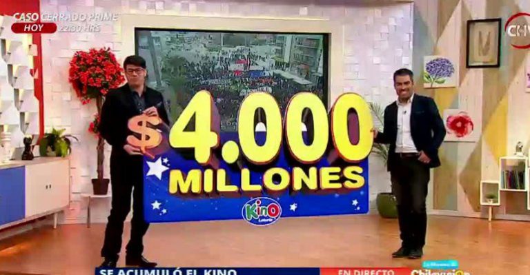 Este domingo Kino sortea $4 mil millones
