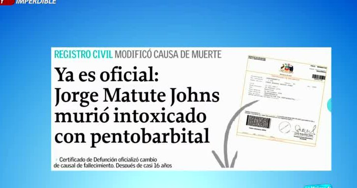 Nuevos antecedentes sobre la muerte de Jorge Matute