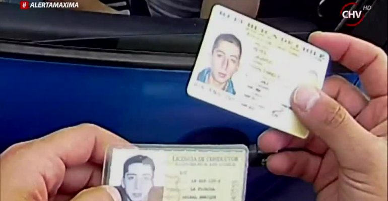 Joven fue detenido por tener la misma foto en carnet y licencia de conducir