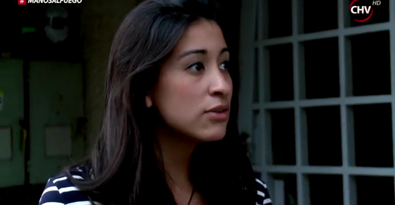 Camila agredió a las cámaras de Manos al Fuego tras ser encarada por Diego