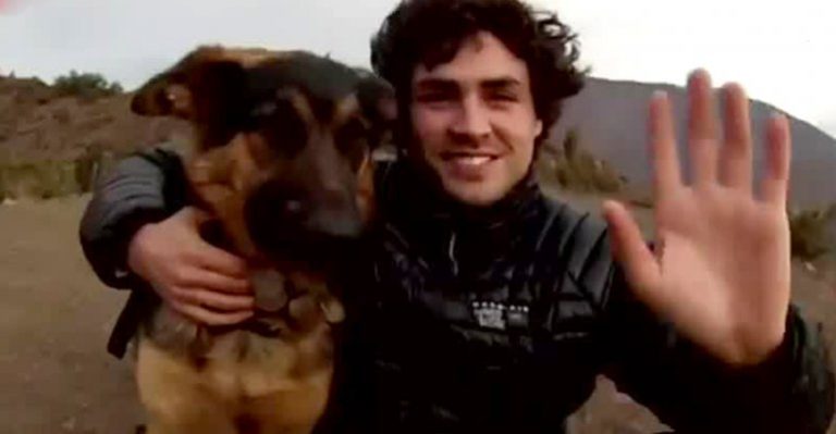 Matías Assler recuperó su perro perdido tras días de búsqueda