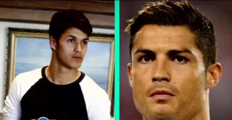 El gran parecido físico entre el hijo de Fernando Solabarrieta y Cristiano Ronaldo