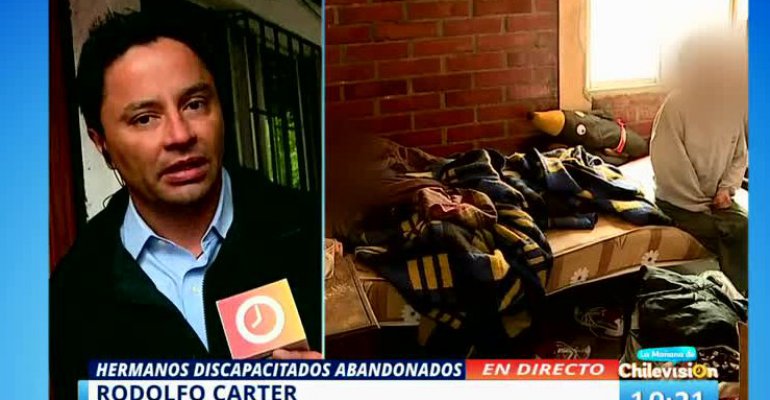 Alcalde de La Florida compromete ayuda para hermanos discapacitados abandonados