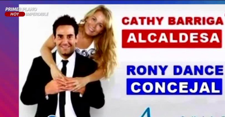 Cathy Barriga víctima de cruel meme: cambiaron imagen de su marido por la de Rony Dance