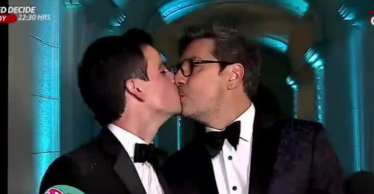 Diseñador Nicanor Bravo realizó primer Acuerdo de Unión Civil farandulero