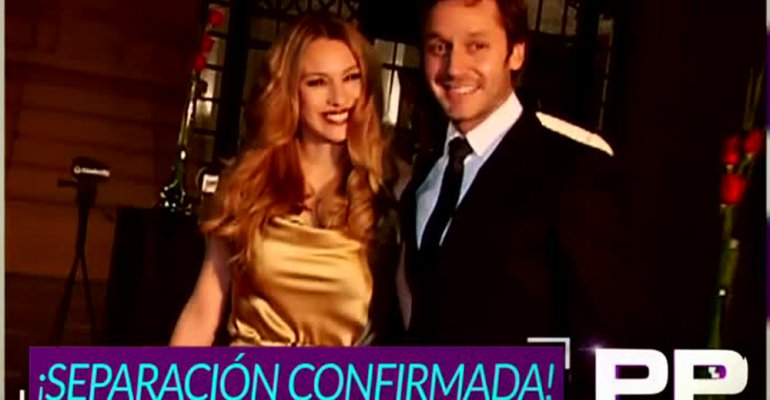 Confirman separación definitiva de Benjamín Vicuña y Pampita