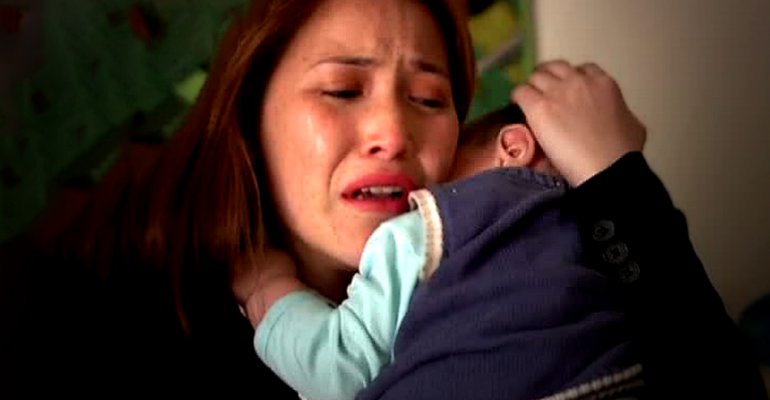 Joven madre vivió duros momentos tras ser dejada por su pareja