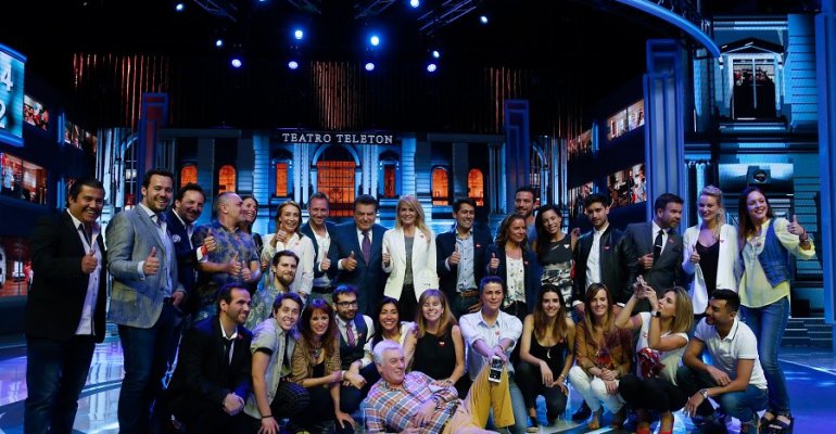 Animadores de la Teletón 2015 se reunieron para la tradicional foto oficial