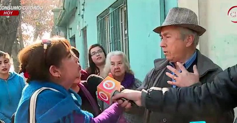 Enfrentamiento entre vecinos de Estación Central por inminente desalojo