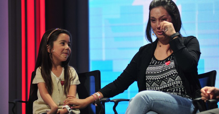 La emocionante historia de Antonella, niña símbolo de la Teletón