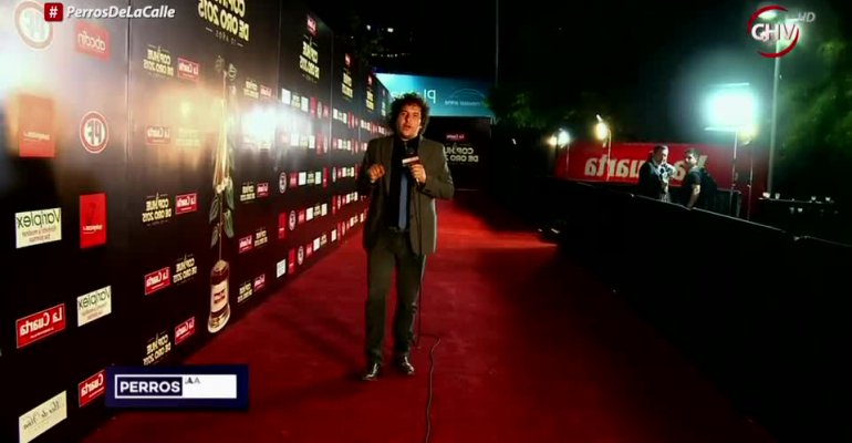 Iván Guerrero estuvo en la alfombra roja del Copihue de Oro