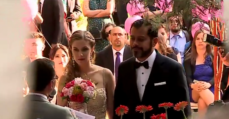 Detalles del llorado matrimonio entre Pedro Ruminot y Alison Mandel