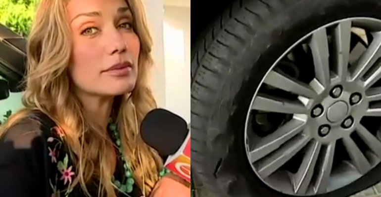 Carola de Moras pinchó dos ruedas y no pudo llegar al canal - Parte 1