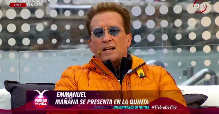 Emmanuel en su regreso a Chile en Viña 2015